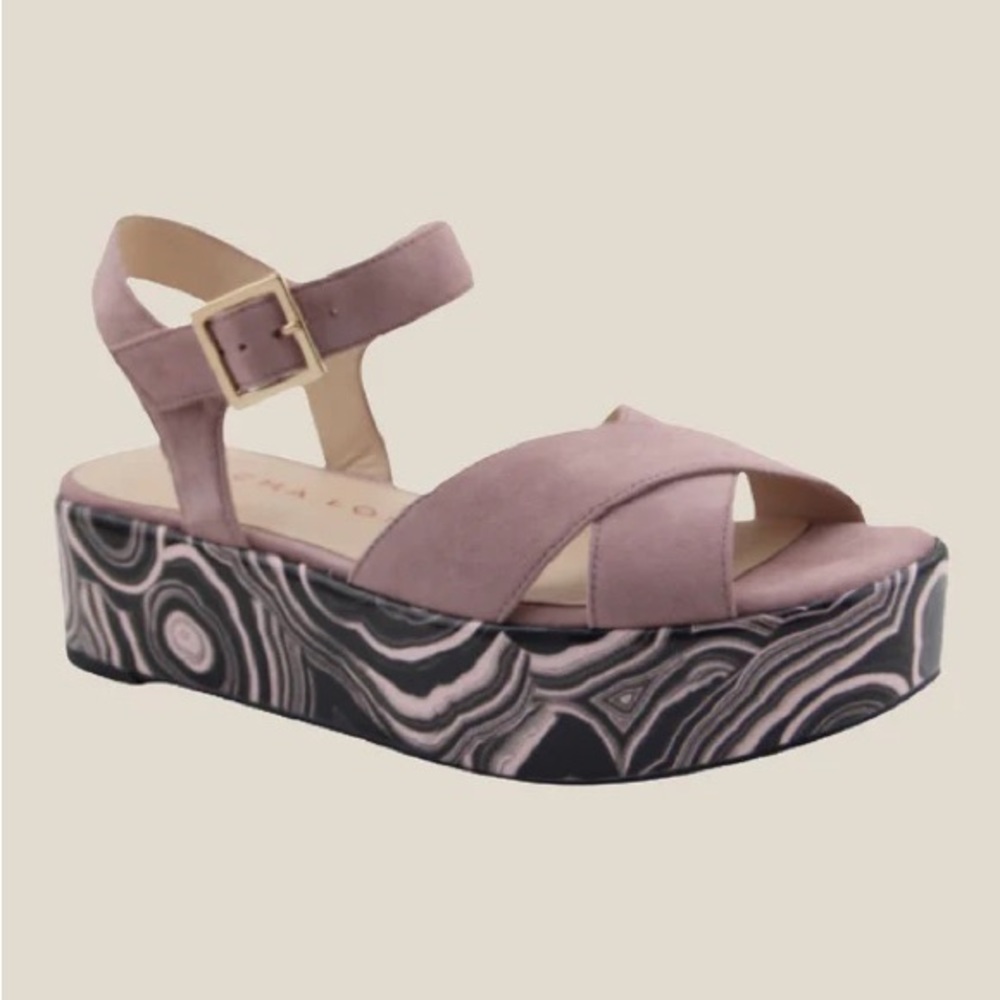 NIB - Brand new in box - Sacha London Maddy in Blush / Dubai, size 6.5